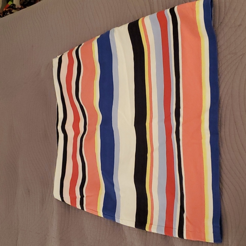 A-Line Summer Stripe Skirt